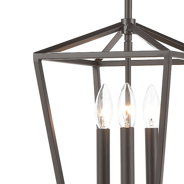 Fairfax 3-Light Mini Pendant In Oil Rubbed Bronze